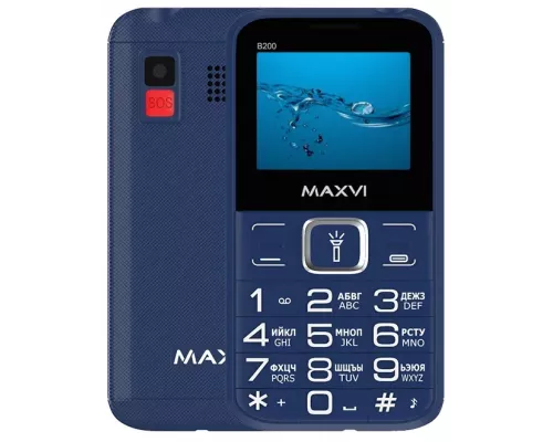 Мобильный телефон Maxvi B200 blue