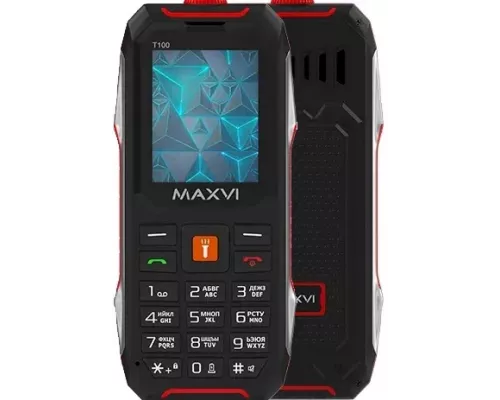 Мобильный телефон Maxvi T100 red
