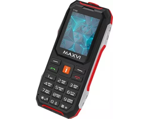 Мобильный телефон Maxvi T100 red