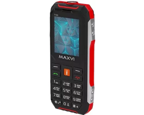 Мобильный телефон Maxvi T100 red