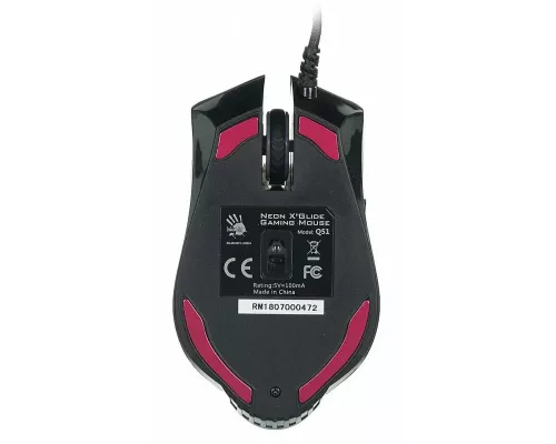 Мышь A4Tech Bloody Q51 черный/рисунок