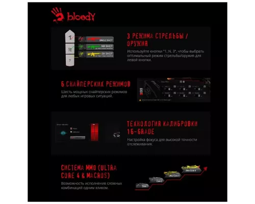 Мышь A4Tech Bloody V7 Black