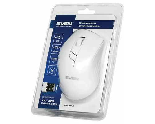 Мышь SVEN RX-325 белый