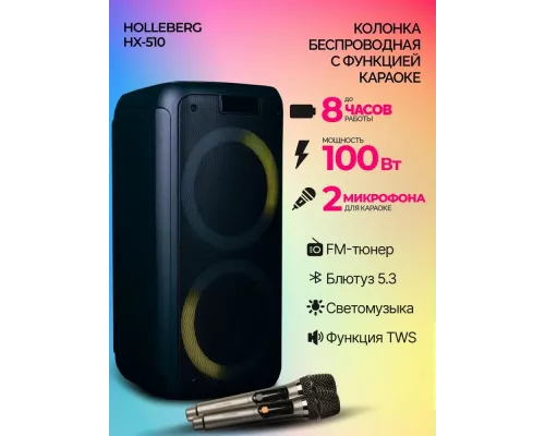 Портативная колонка HOLLEBERG HX-510
