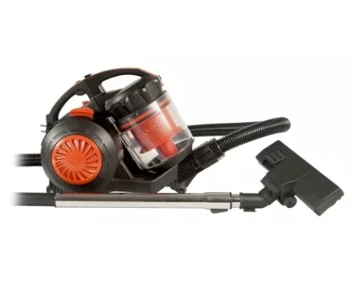 Пылесос MYSTERY MVC-1124 черный/оранжевый