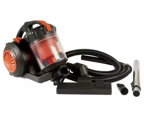 Пылесос MYSTERY MVC-1124 черный/оранжевый