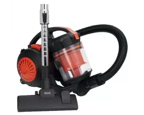 Пылесос MYSTERY MVC-1124 черный/оранжевый