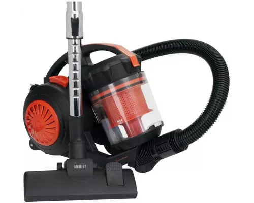 Пылесос MYSTERY MVC-1124 черный/оранжевый