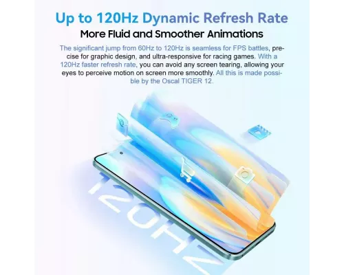 Смартфон OSCAL Tiger 12 12/256Gb голубой