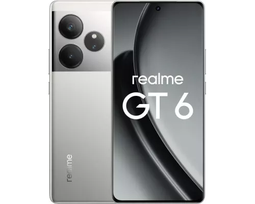 Смартфон Realme GT6 5G 12/256Gb серебристый
