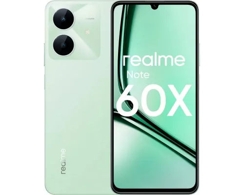 Смартфон Realme Note 60х 4/128Gb зеленый