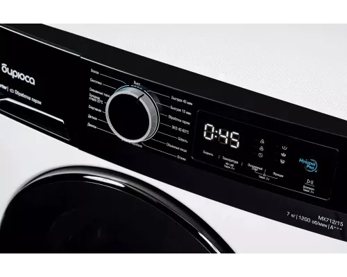 Стиральная машина БИРЮСА WM-MX712/15 белый/черный