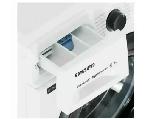Стиральная машина SAMSUNG WW80AGAS22AE/LD белый/черный