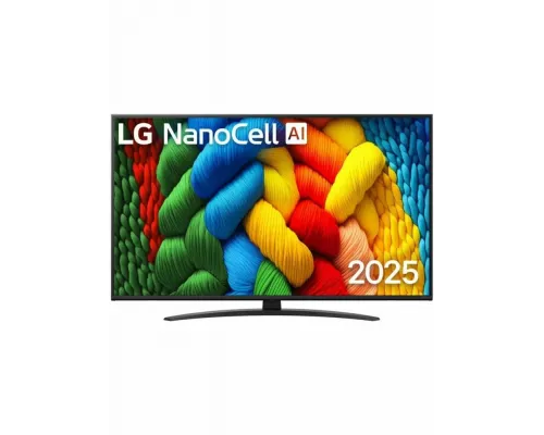 Телевизор LG 50NANO81A6A.ARUG черный графит