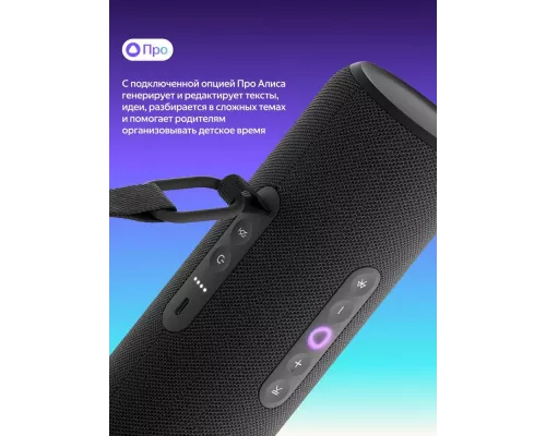 Умная колонка Яндекс Станция Стрит YNDX-00030BLK чёрный