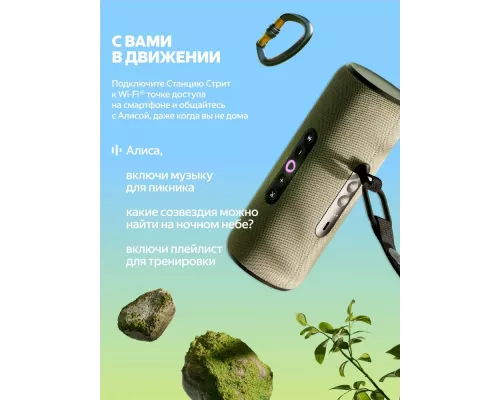 Умная колонка Яндекс Станция Стрит YNDX-00030GR серый