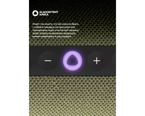 Умная колонка Яндекс Станция Стрит YNDX-00030GRN зелёный