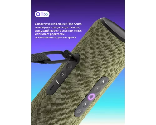 Умная колонка Яндекс Станция Стрит YNDX-00030GRN зелёный