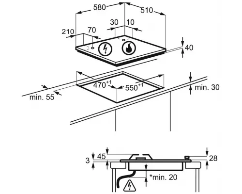 Варочная поверхность Electrolux EGG6407K