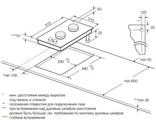 Варочная поверхность GRAUDE GS 30.1 SM черный