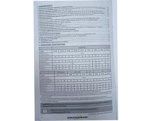 Вентилятор GrandFar BH-101