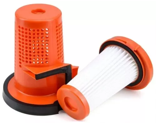 Вертикальный пылесос KITFORT KT-525-1 черный/оранжевый