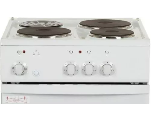 Кухонная плита De Luxe 5003.17э белый