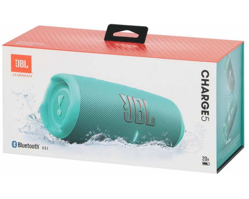 Портативная колонка JBL Charge 5 бирюзовый Портативная колонка JBL Charge 5 бирюзовый