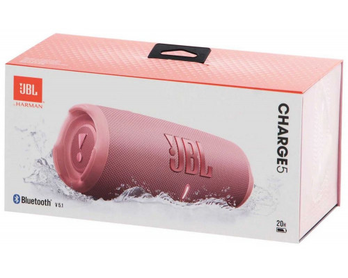 Портативная колонка JBL Charge 5 розовый Портативная колонка JBL Charge 5 розовый