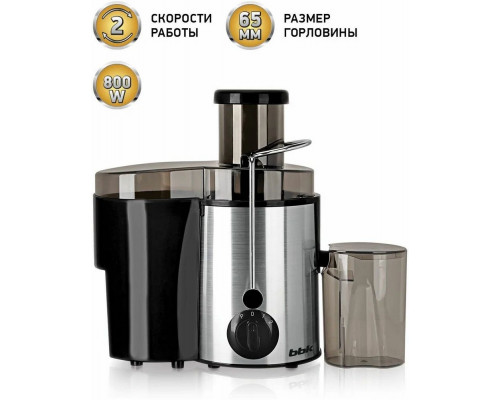 Соковыжималка BBK JC080-H06 черный/металлик Соковыжималка BBK JC080-H06 черный/металлик