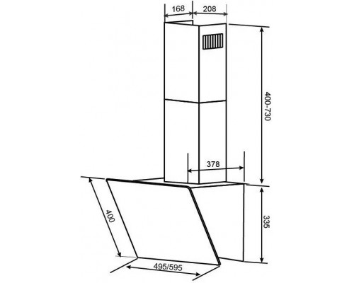 Вытяжка EXITEQ EX-1156 black Вытяжка EXITEQ EX-1156 black