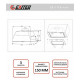 Вытяжка EXITEQ EX-1176 white