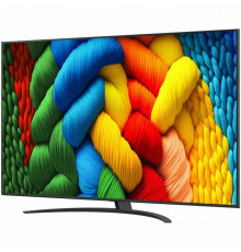 Телевизор LG 86NANO81A6A черный