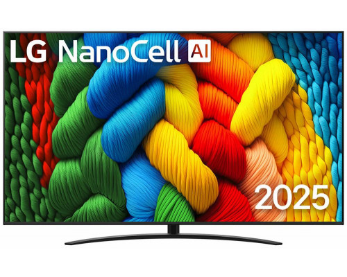 Телевизор LG 86NANO81A6A черный Телевизор LG 86NANO81A6A черный