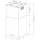 Вытяжка Korting KHA 45970 W Cube