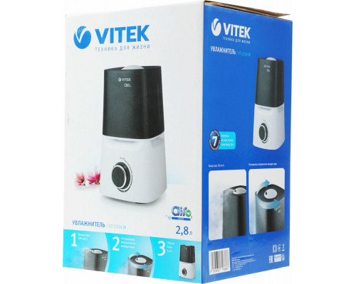 Увлажнитель воздуха Vitek 2334-VT-02 белый/серый Увлажнитель воздуха Vitek 2334-VT-02 белый/серый