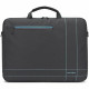 Сумка для ноутбука 15.6" Continent CC-201 GB серый с голубой отстрочкой