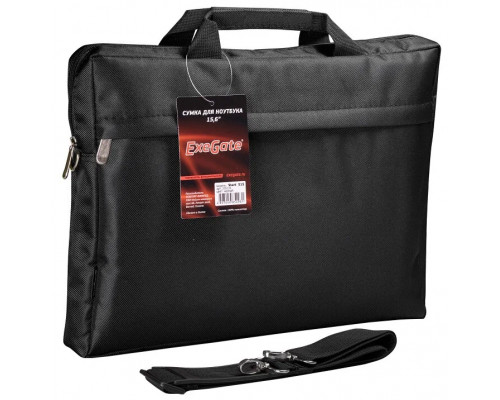 Сумка для ноутбука 15.6" ExeGate EX205135RUS Start S15 Black Сумка для ноутбука 15.6" ExeGate EX205135RUS Start S15 Black