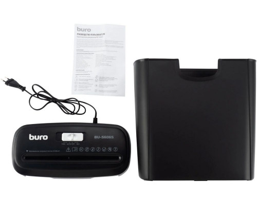Шредер Buro Home BU-S606S черный