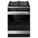 Кухонная плита GEFEST 6500-04 0069 черный/нерж.сталь