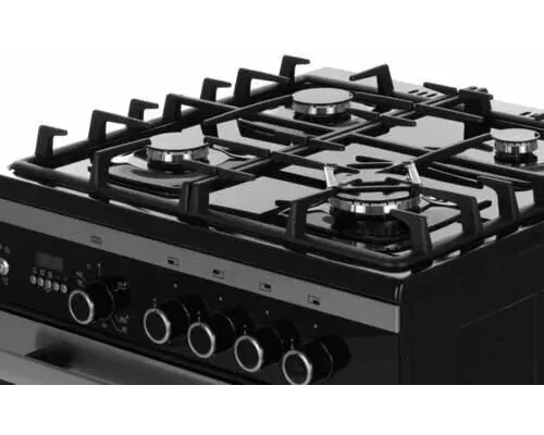 Кухонная плита GEFEST 6500-04 0069 черный/нерж.сталь