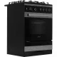 Кухонная плита GEFEST 6500-04 0069 черный/нерж.сталь