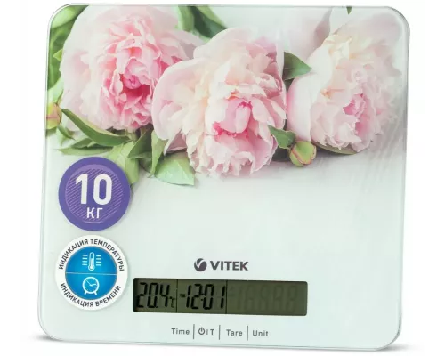 Кухонные весы Vitek VT-2414 цветы