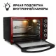Мини-печь GFGRIL GFO-48BR черный/красный конвекция
