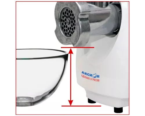 Мясорубка АКСИОН М25.02 белый