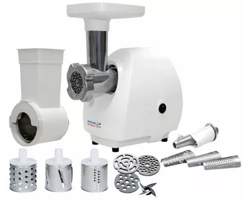 Мясорубка АКСИОН М25.02 белый