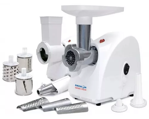 Мясорубка АКСИОН М32.02 белый