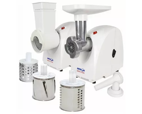Мясорубка АКСИОН М32.03 белый