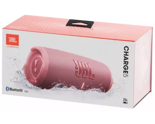 Портативная колонка JBL Charge 5 розовый
