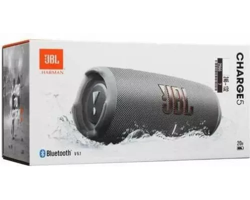 Портативная колонка JBL Charge 5 серый